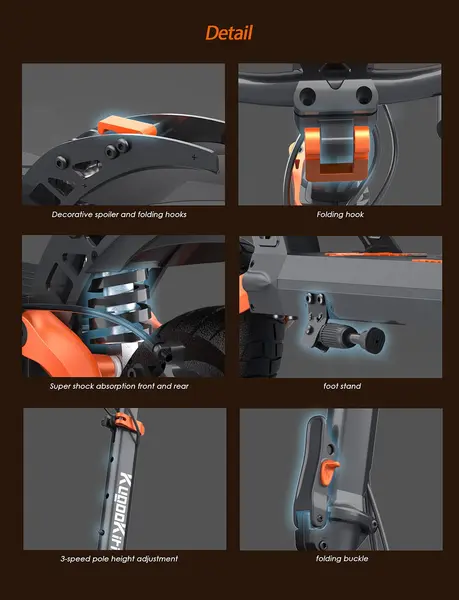 KuKirin G2 PRO elektromos roller.